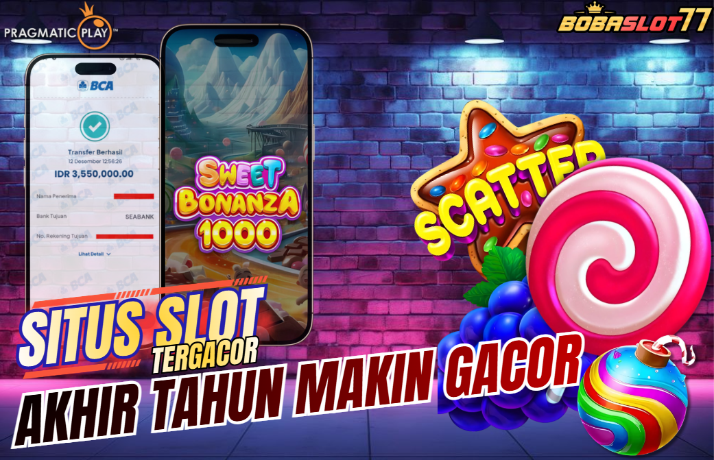 Selamat kepada user id : kar**to Wede Rp 3.550.000 di Game SWEET BONANZA 1000 PRAGMATIC PLAY Cair Gk Sampe 1 Menit! Menang Mudah di Bobaslot77